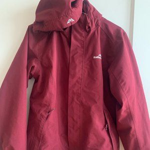 Kathmandu women's maroon ngx® windbreaker jacket